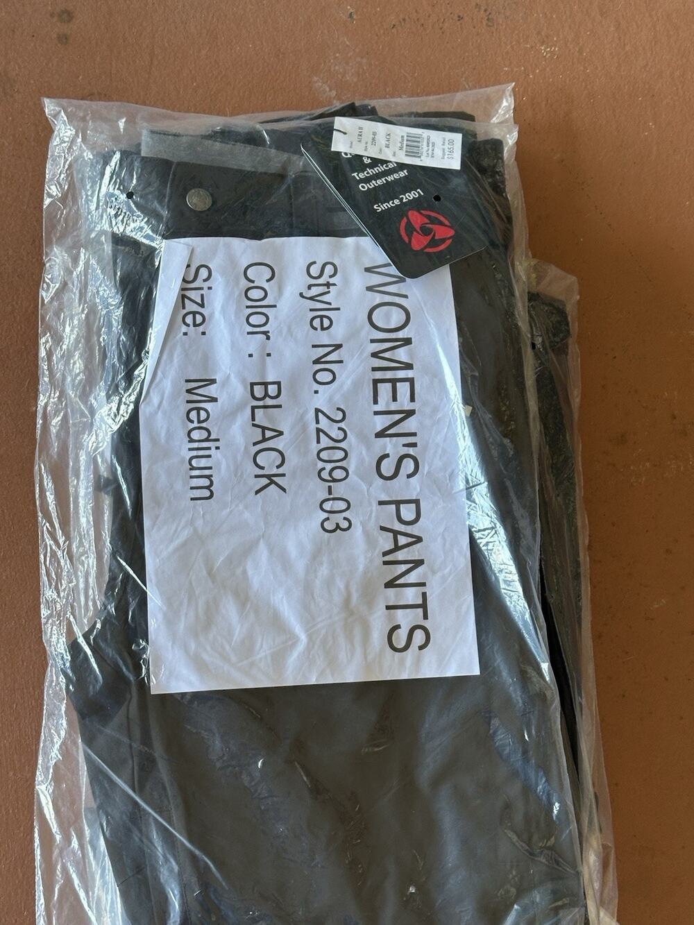 Turbine Women Snow Pants Black Size M Skiing Snowboarding Winter Style 2209 New
